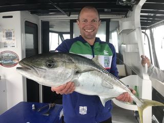 Nice kingfish on our Auckland Fishing Charetrs