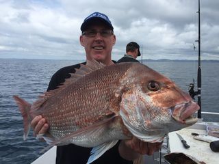 Nice snapper on Megabites Fishing Charter